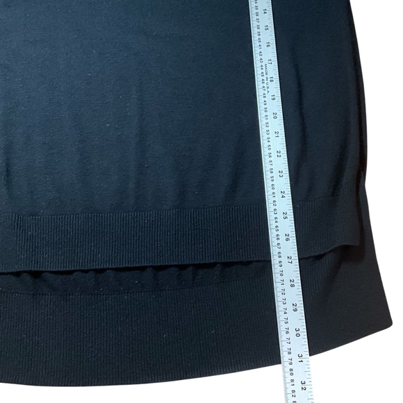 LULULEMON Rising Salutation Black Washable Merino Wool Sweater Sz 12 - Picture 6 of 8